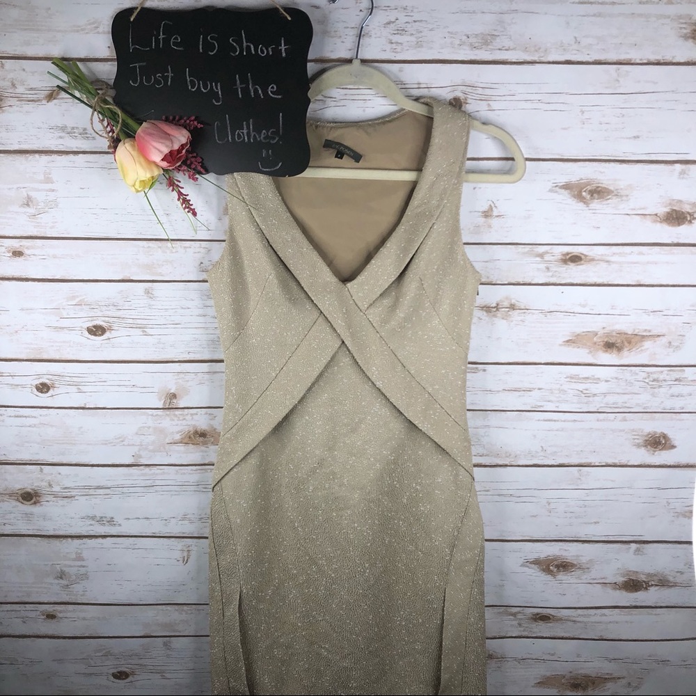 Zac Posen textured fitted sleeveless dress - Picture 2 of 8